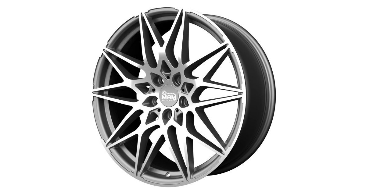MAM B2 PALLADIUM FRONT POLISH 8,5x19 5/120 ET35 Alésage 72,6
