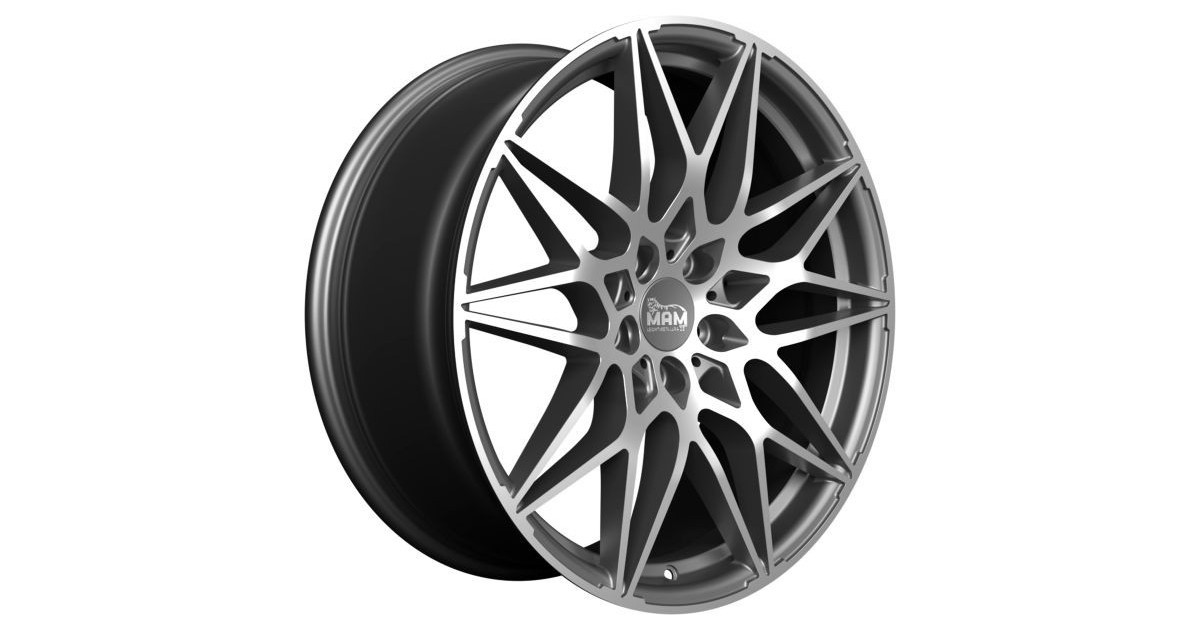 MAM B2 PALLADIUM FRONT POLISH 8,5x19 5/120 ET35 Alésage 72,6