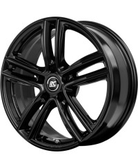 Jante Alu RC Design RC27-SG Noir brillant 7,5x17 5x120 ET43 , Alésage 72.6