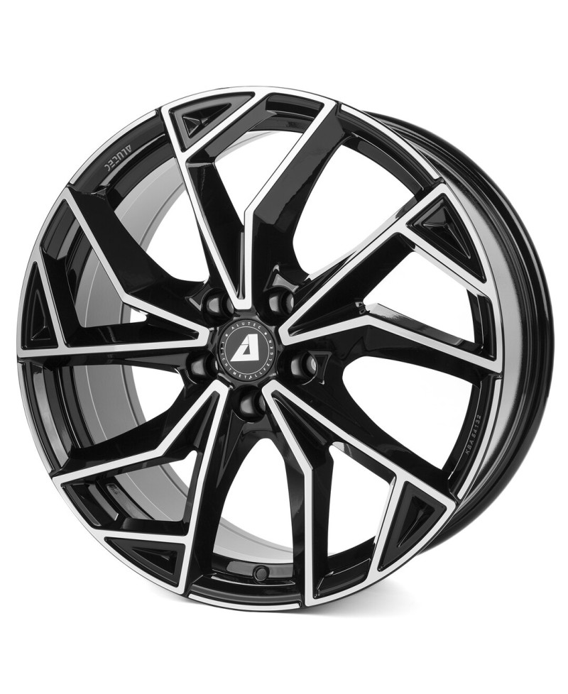 Jante Alu Alutec ADX.02 Diamond Black Front Polished 9x20 5x112 ET42, Alésage 57.1