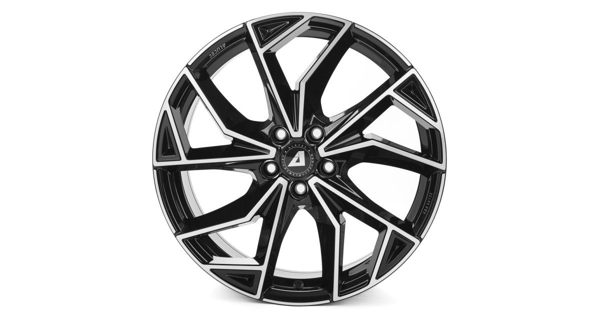 Jante Alu Alutec ADX.02 Diamond Black Front Polished 9x20 5x112 ET42, Alésage 57.1