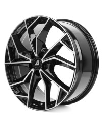 Jante Alu Alutec ADX.02 Diamond Black Front Polished 9x20 5x112 ET42, Alésage 57.1