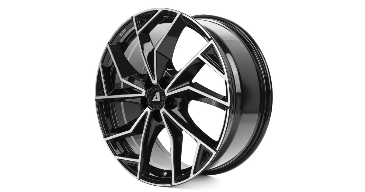 Jante Alu Alutec ADX.02 Diamond Black Front Polished 9x20 5x112 ET42, Alésage 57.1