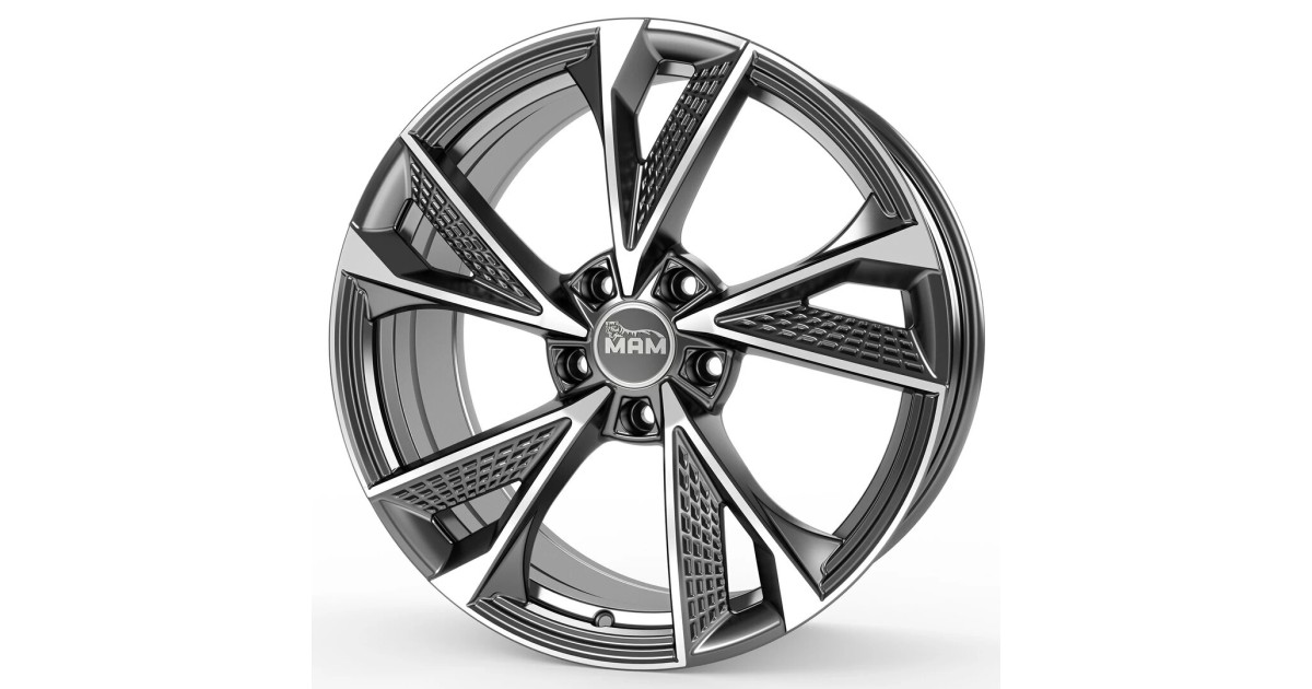 MAM RS6 PALLADIUM FRONT POLISH 8,5x19 5/112 ET45 Alésage 72,6