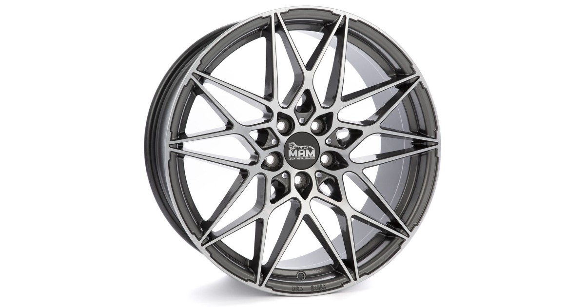 MAM B2N PALLADIUM FRONT POLISH 8,5x19 5/112 ET30 Alésage 72,6