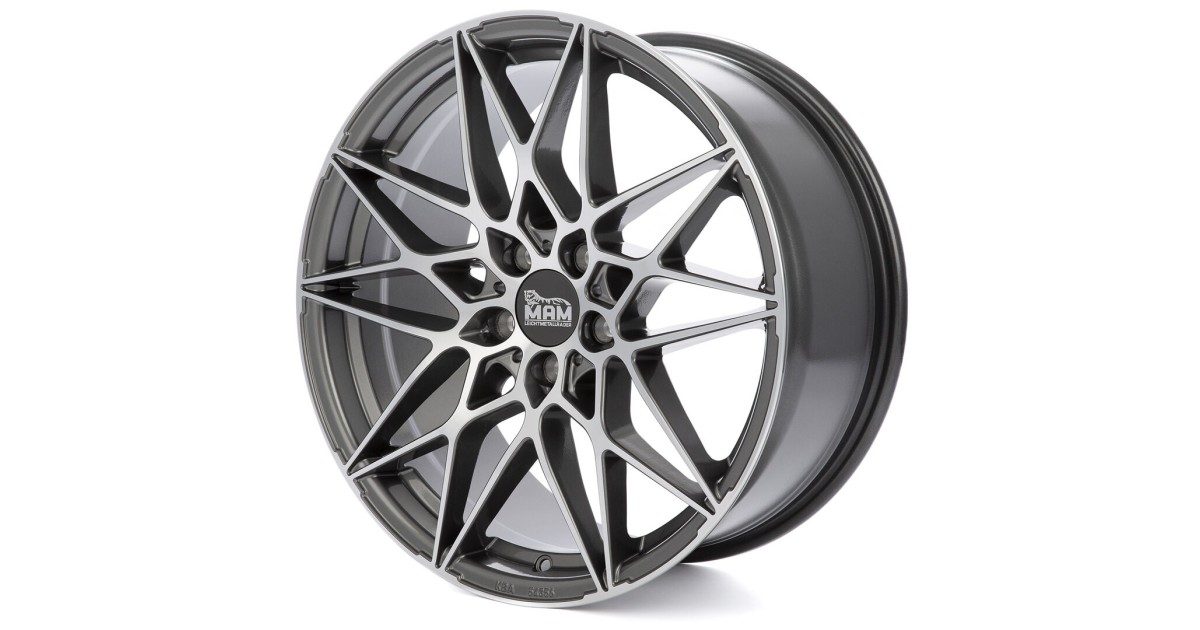 MAM B2N PALLADIUM FRONT POLISH 8,5x19 5/112 ET30 Alésage 72,6