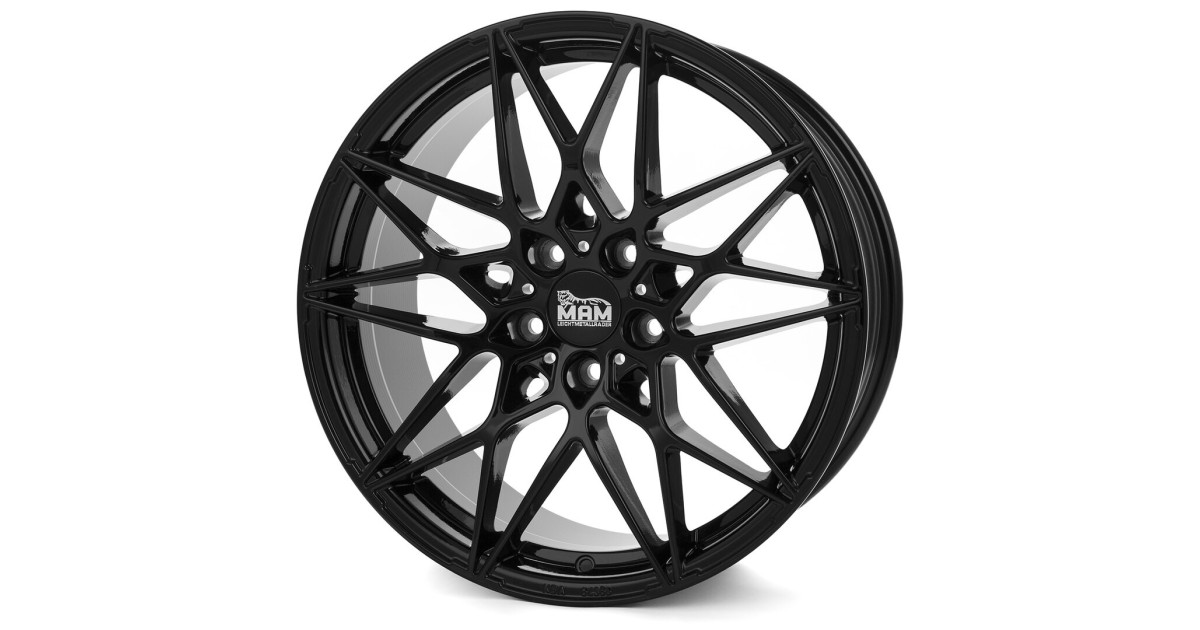 MAM B2N BLACK PAINTED 8,5x19 5/112 ET45 Alésage 72,6