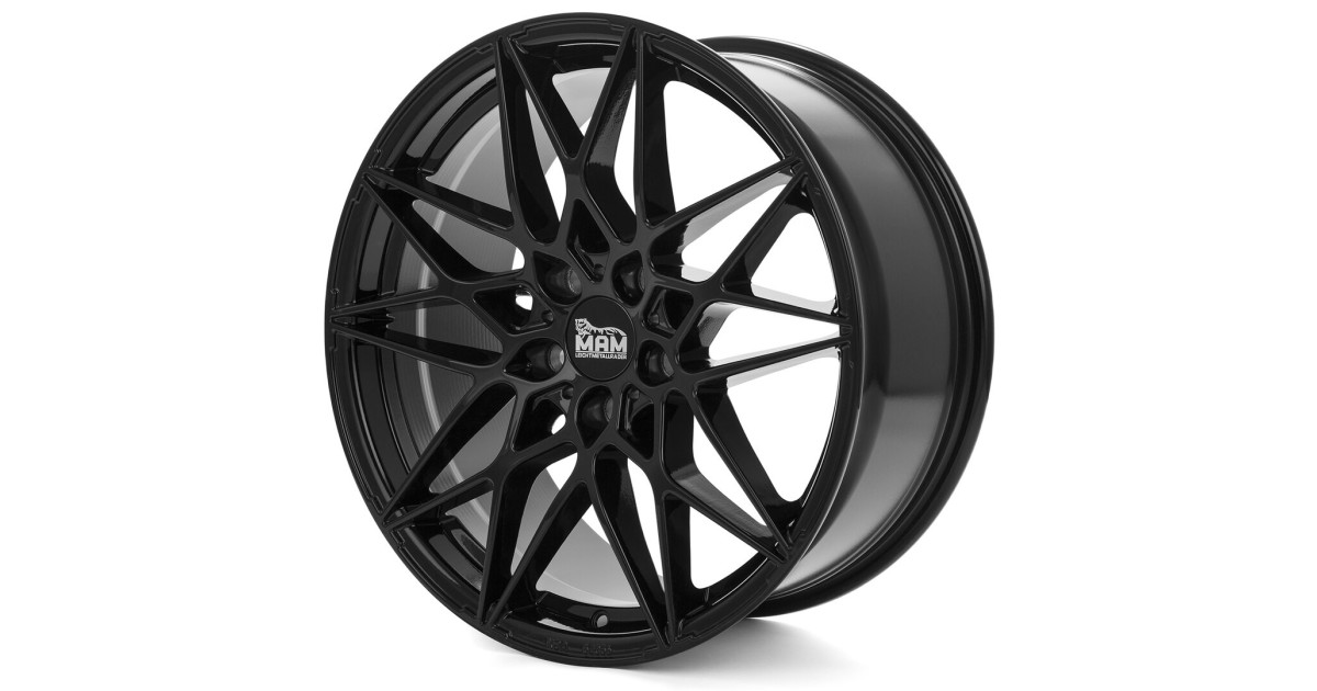 MAM B2N BLACK PAINTED 8,5x19 5/112 ET45 Alésage 72,6