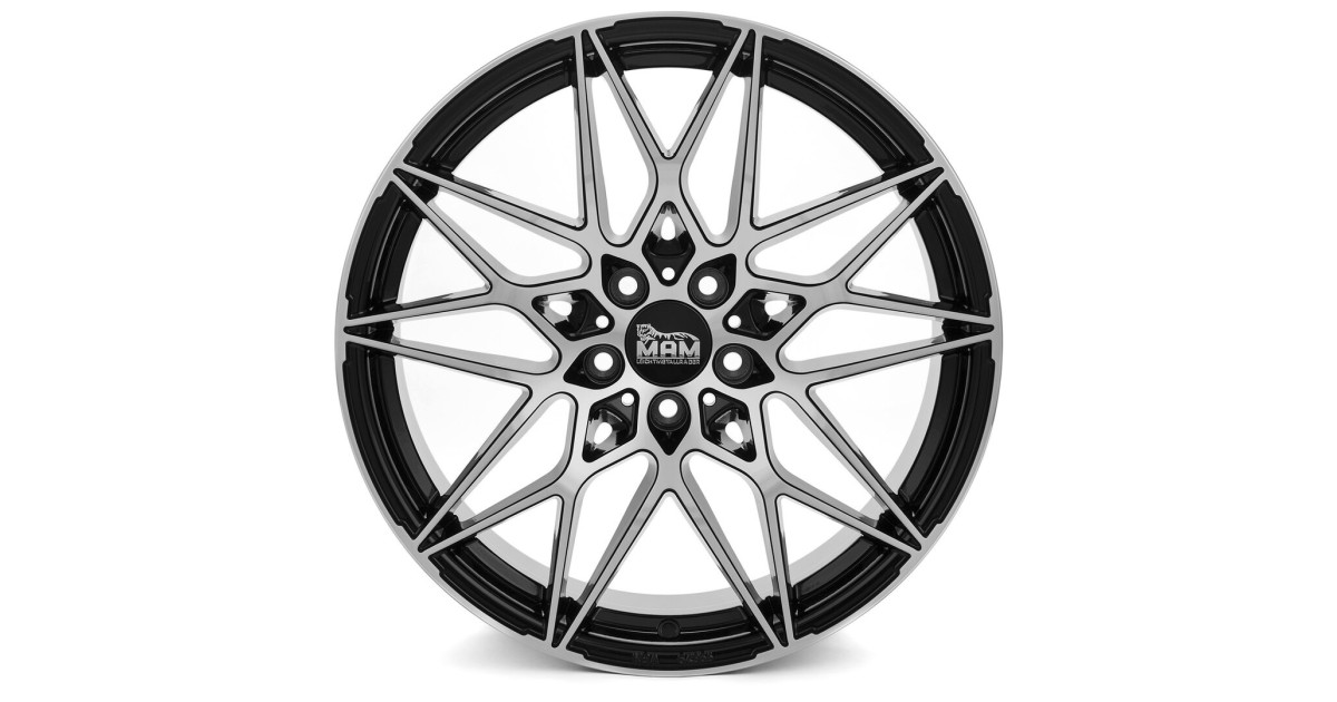 MAM B2N BLACK FRONT POLISH 8,5x19 5/120 ET35 Alésage 72,6