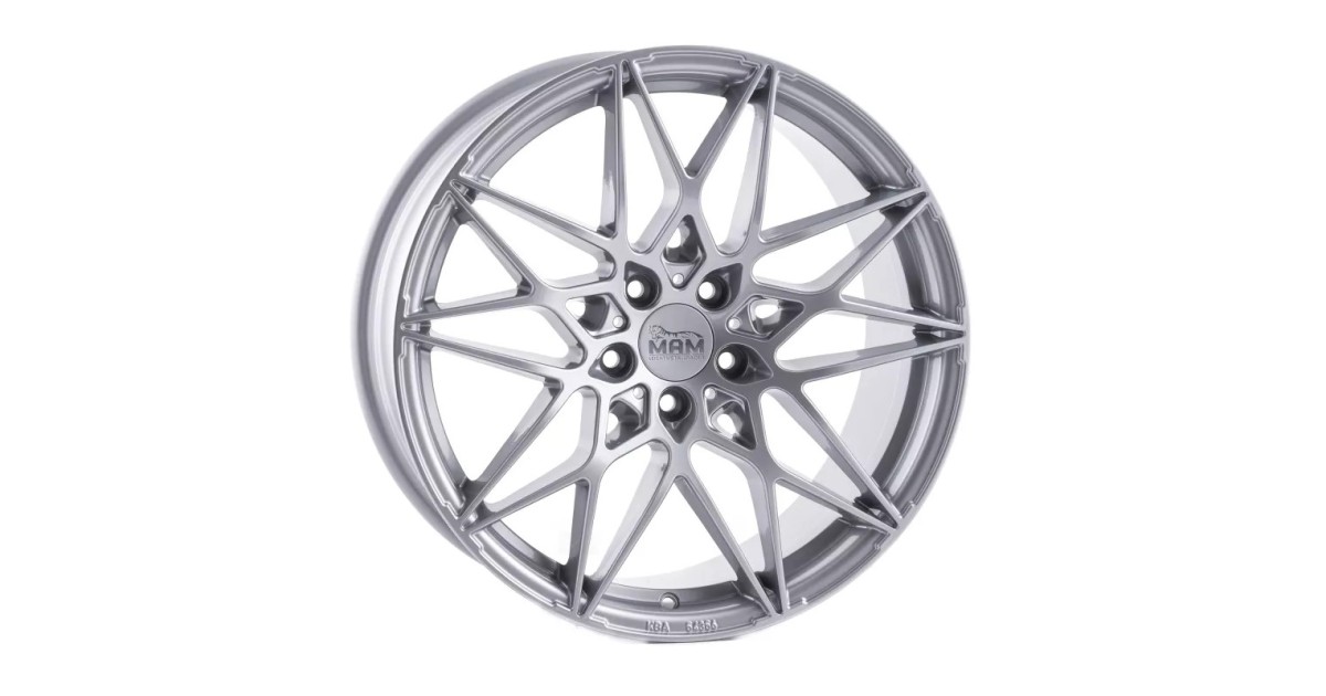 MAM B2N SILVER PAINTED 8,5x19 5/120 ET35 Alésage 72,6