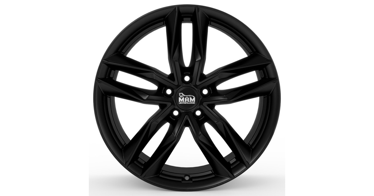 MAM RS3 MATT BLACK PAINTED 8,5x20 5/112 ET30 Alésage 66,6