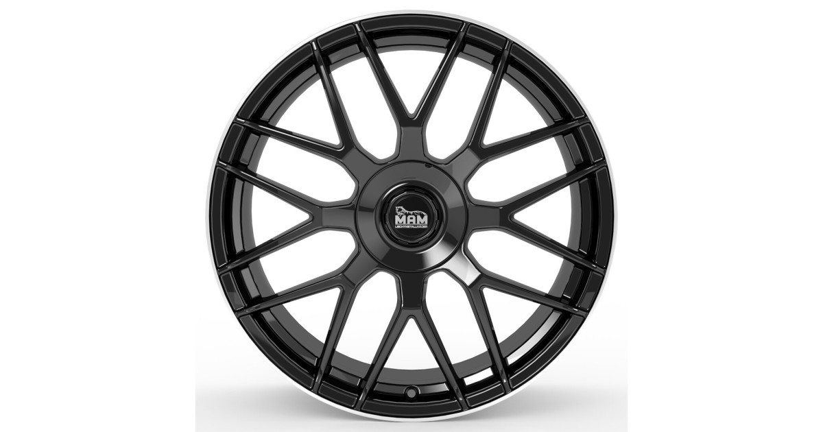 MAM GT1 BLACK LIP POLISH 8,5x19 5/112 ET45 Alésage 66,6