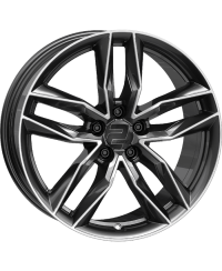 Jante ALU, Wheelworld - 2DRV WH40 DGM+ DARK GUNMETAL ,Face polie , 7.5X18 5/112 ET53, Alésage 66.6