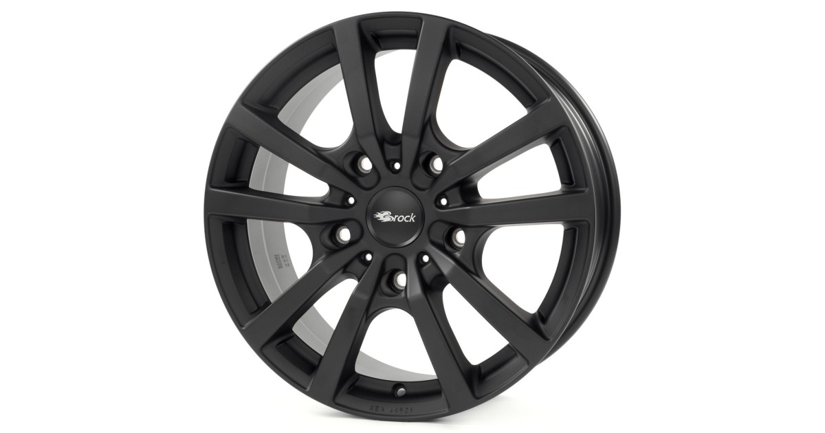 Jante Alu RC Design RC25T SKM Noir mat  7x17 5x112 ET51 , Alésage 66.6