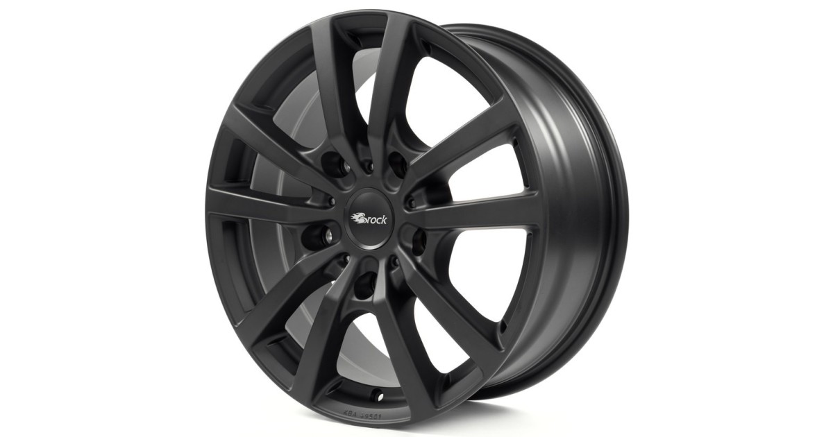Jante Alu RC Design RC25T SKM Noir mat  7x17 5x112 ET51 , Alésage 66.6