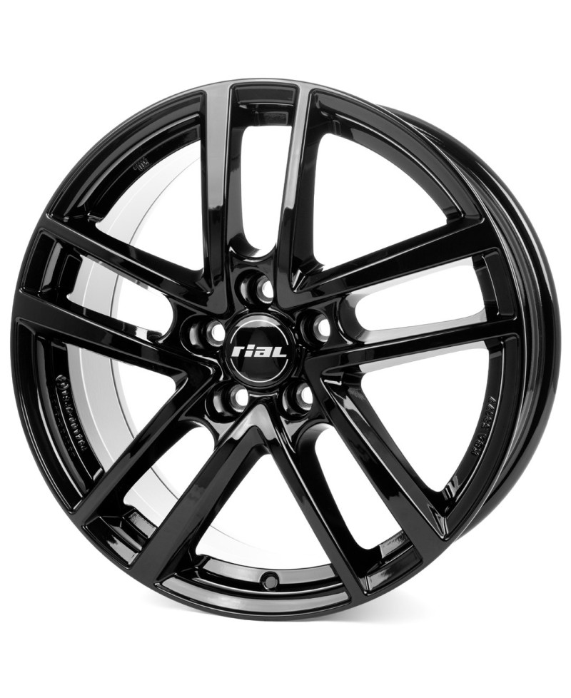 Jante Alu  RIAL Astorga Diamond-Black 7x17 5x112 ET45 , Alésage 57.1