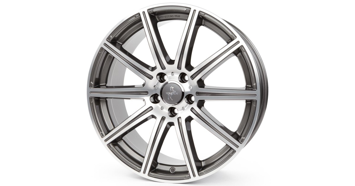 KESKIN KT16 Dynamic PALLADIUM FRONT POLISH 8x18 5/112 ET45 Alésage 66,6