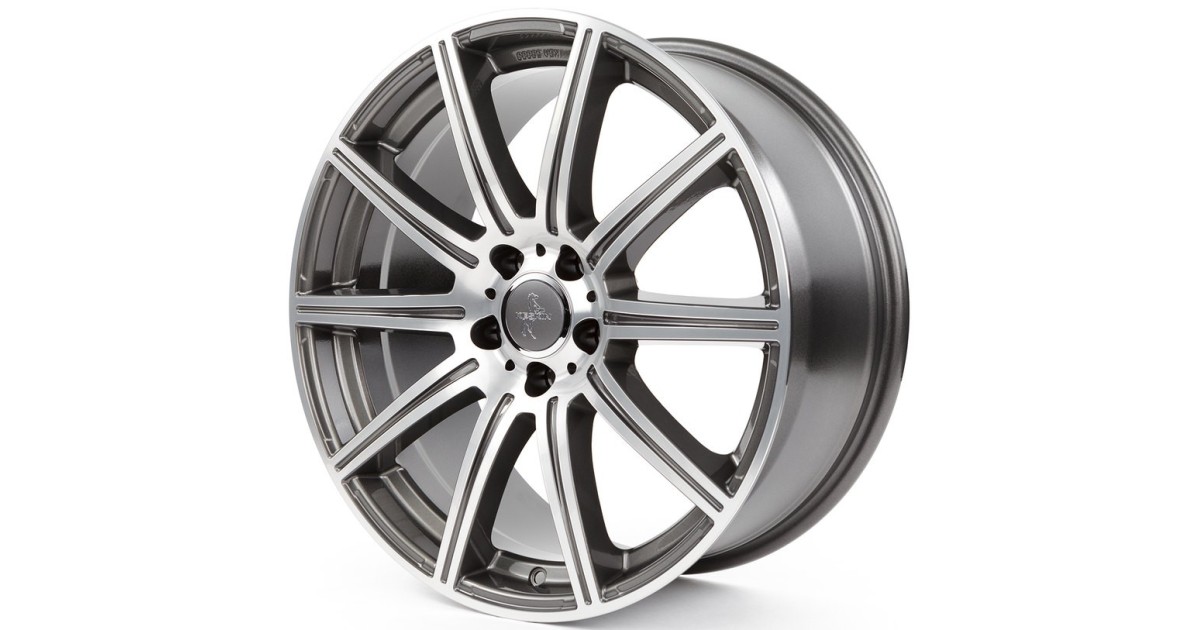 KESKIN KT16 Dynamic PALLADIUM FRONT POLISH 8x18 5/112 ET45 Alésage 66,6