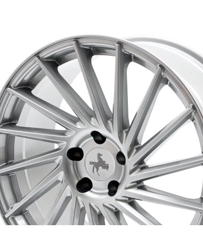 KESKIN KT17 Hurricane SILVER PAINTED 8x18 5/108 ET45 Alésage 72,6