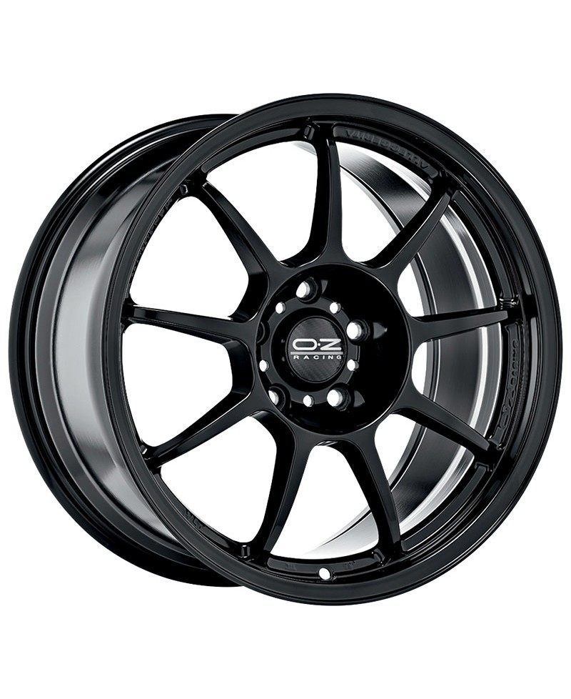 Jante ALU OZ ALLEGGERITA HLT GLOSS BLACK 10X18 5/130 ET40, Alésage 71.6