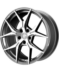 KESKIN KT19 PALLADIUM FRONT POLISH 8x18 5/112 ET30 Alésage 72,6