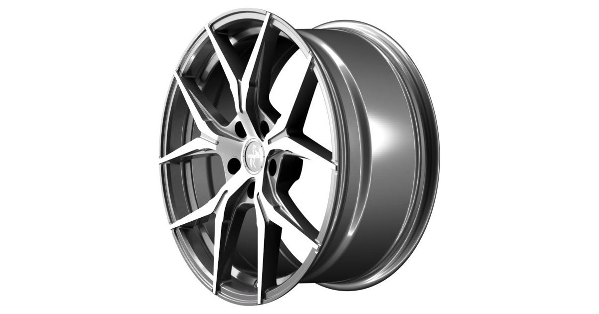 KESKIN KT19 PALLADIUM FRONT POLISH 8x18 5/112 ET30 Alésage 72,6