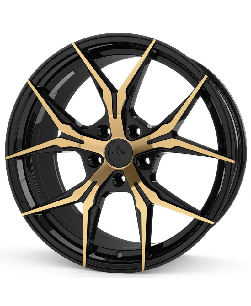 KESKIN KT19N BLACK FRONT GOLD 8,5x19 5/108 ET45 Alésage 72,6