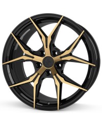 KESKIN KT19N BLACK FRONT GOLD 8,5x19 5/108 ET45 Alésage 72,6