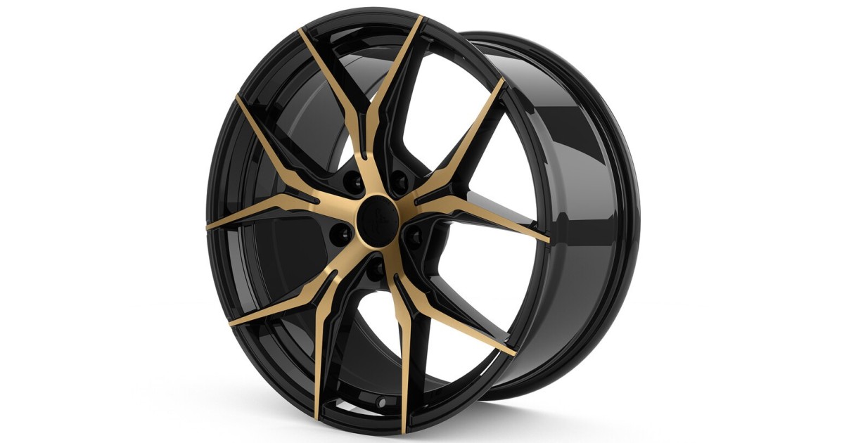 KESKIN KT19N BLACK FRONT GOLD 8,5x19 5/112 ET30 Alésage 72,6
