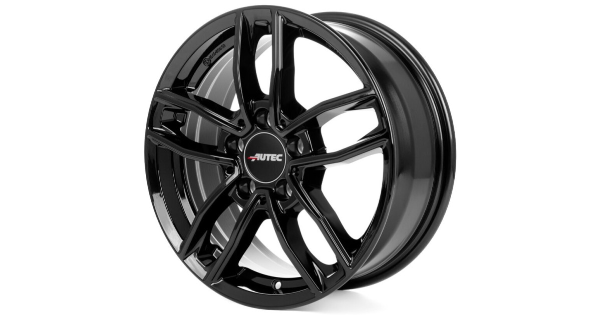 Jante Alu Autec Mercador Black 6,5x17 5x112 ET44 , Alésage 66.6