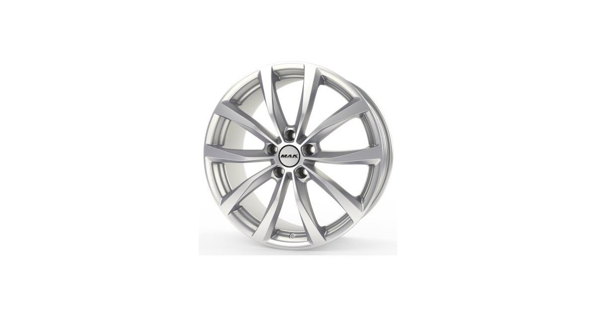 Jante Alu MAK WOLF SILVER 7,5x17 5x110 ET30 , Alésage 65.1