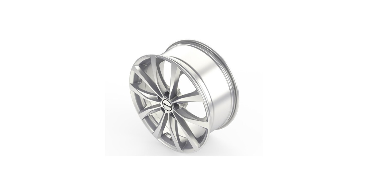Jante Alu MAK WOLF SILVER 7,5x17 5x110 ET30 , Alésage 65.1