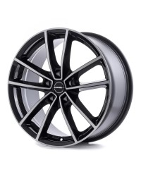 Jante Alu BORBET W Black Glossy Polished 8x19 5x112 ET37 , Alésage 66.6