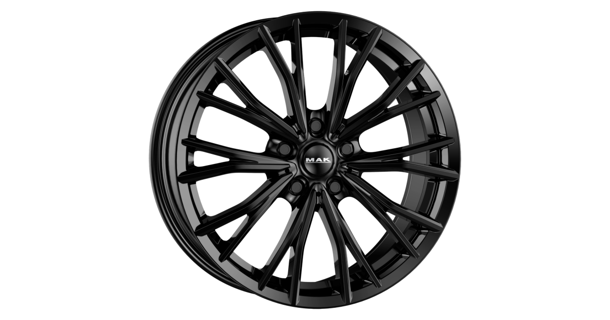 Jante Alu MAK MARK GLOSS BLACK 7,5x17 5x112 ET24 , Alésage 66.6