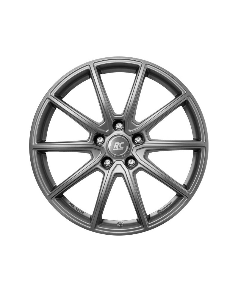 Jante Alu RC Design RC32 (FGM) Ferric Grey Matt 7,5x18 5x108 ET50,5  , Alésage 63.4