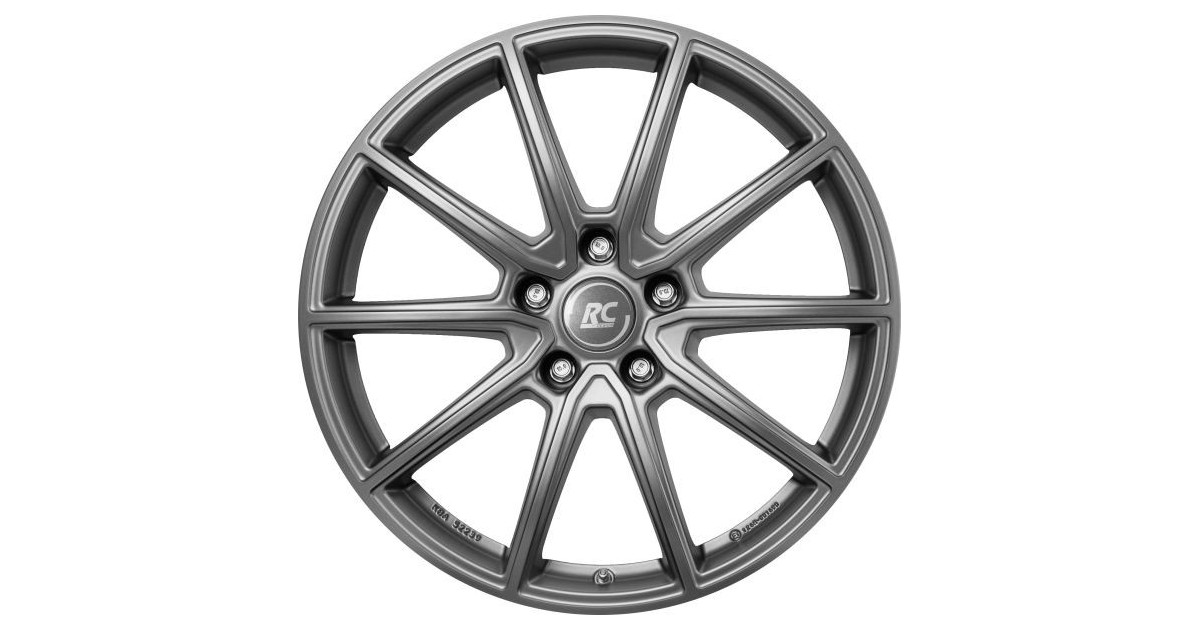 Jante Alu RC Design RC32 (FGM) Ferric Grey Matt 7,5x18 5x108 ET50,5  , Alésage 63.4