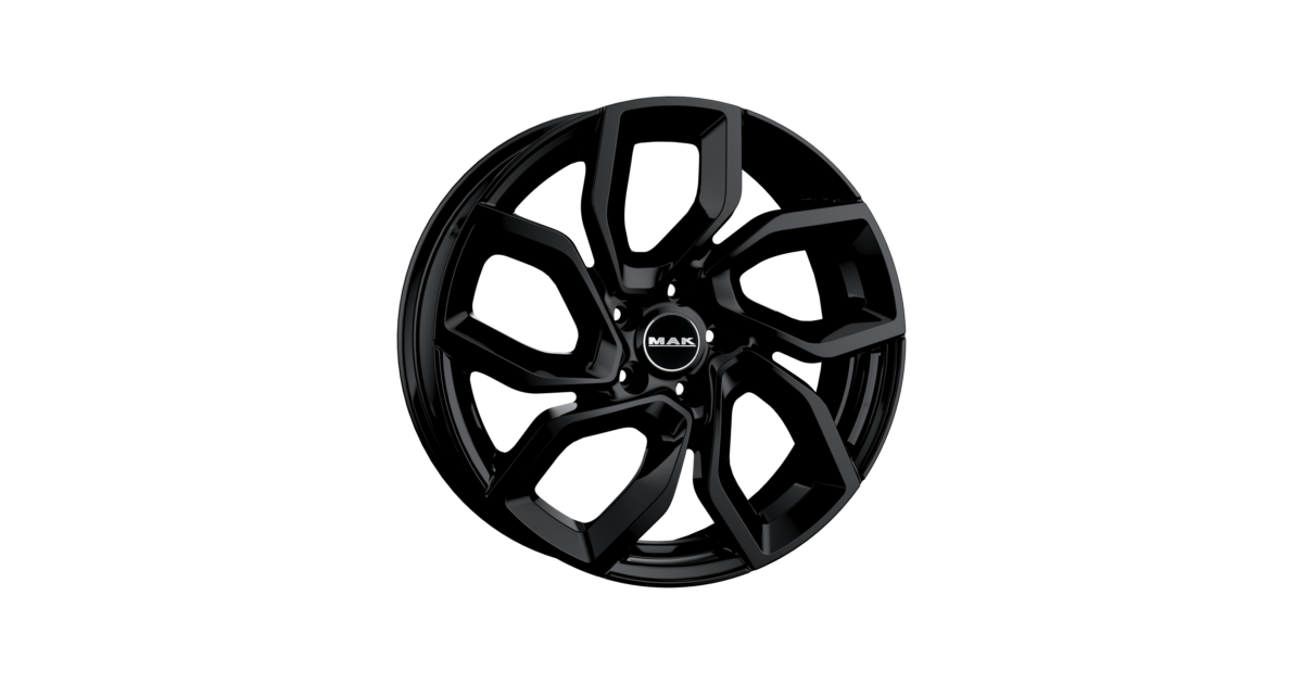 Jante Alu MAK APOLLO GLOSS BLACK 6,5x16 5x110 ET35, Alésage 65.1