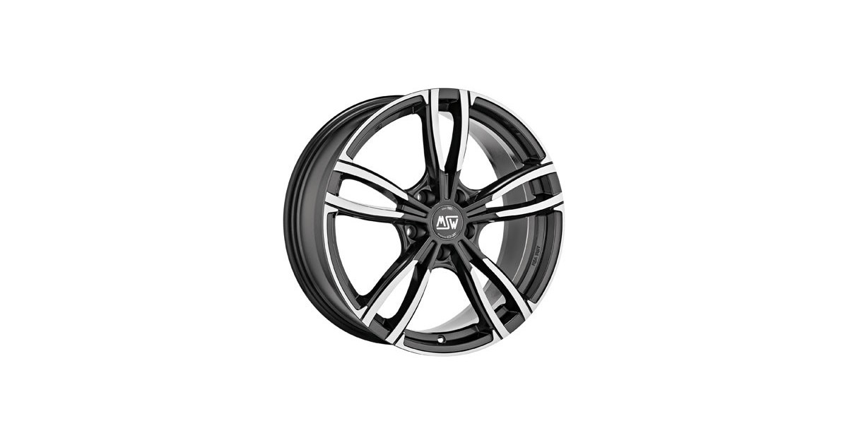 Jante ALU, MSW 73/GDGFP/ET29 GLOSS DARK GREY FULL POLISHED, 8.50X19 5/120 ET29, Alésage 72.56