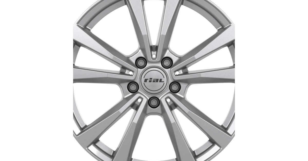 Jante Alu Rial M12X polar-silver 8x19 5x112 ET52 , Alésage 66.6