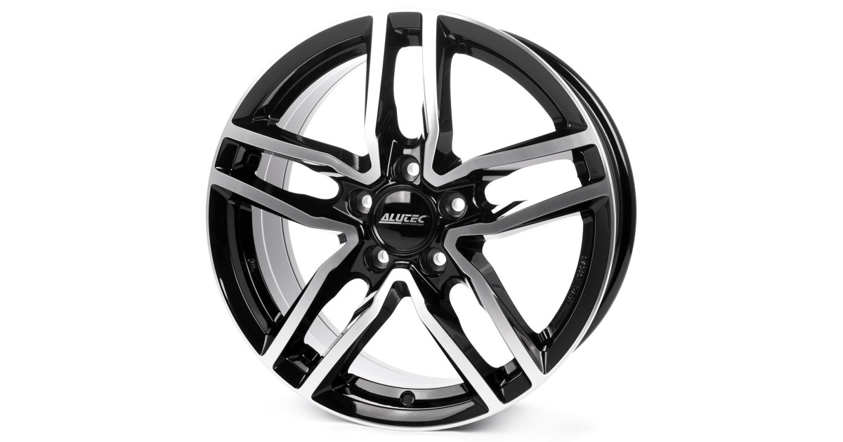 Jante Alu Alutec Ikenu Diamant-schwarz 8x19 5x112 ET40 , Alésage 70.1