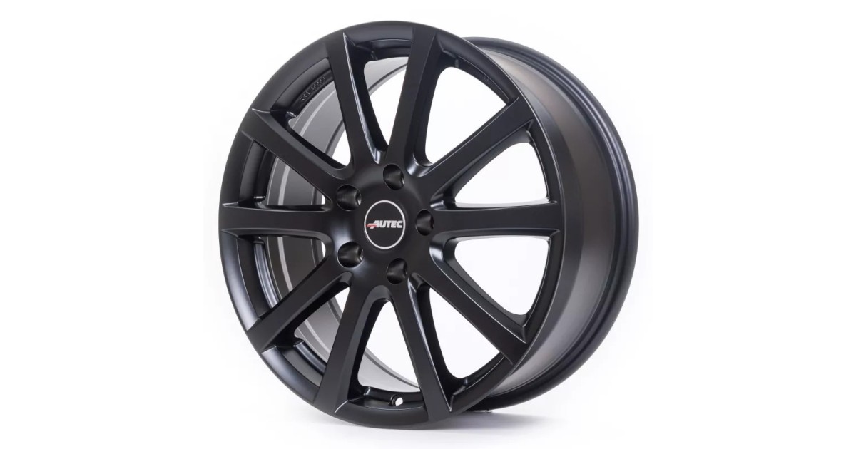 Jante Alu Autec  Skandic  Noir mat laqué 7x17 5x100 ET46 , Alésage 60.1