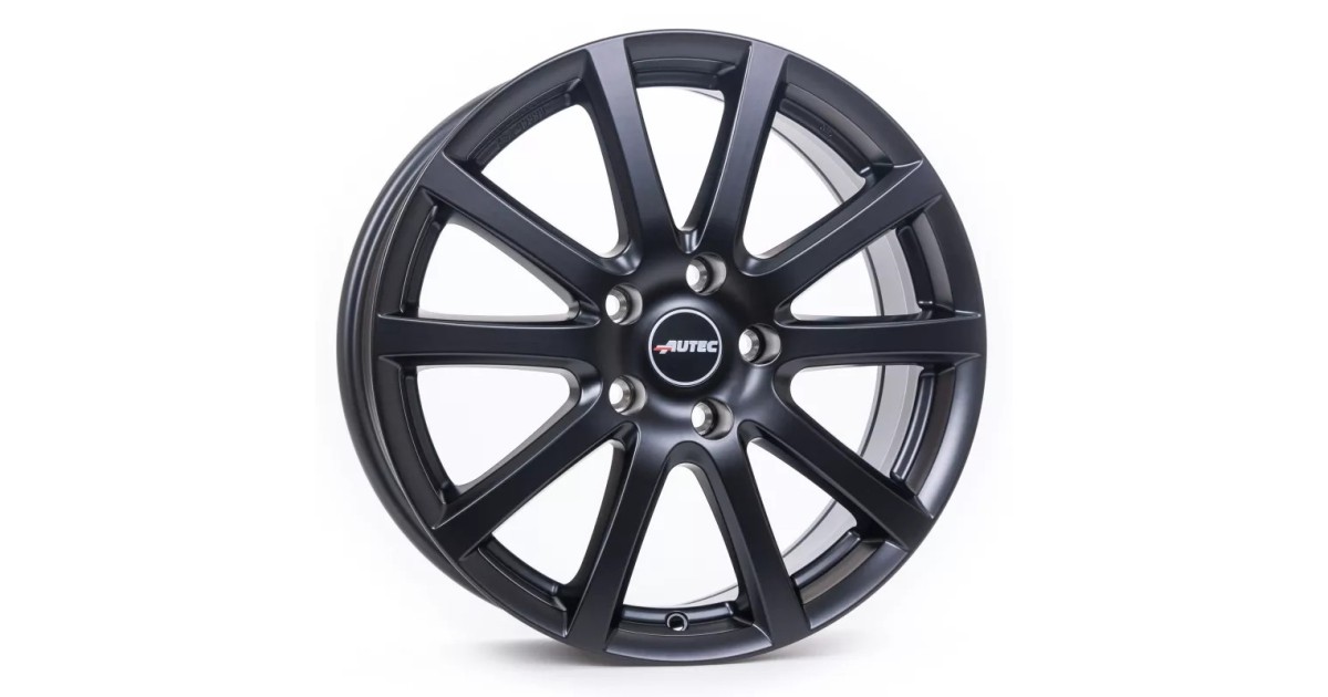 Jante Alu Autec  Skandic  Noir mat laqué 7x17 5x100 ET46 , Alésage 60.1