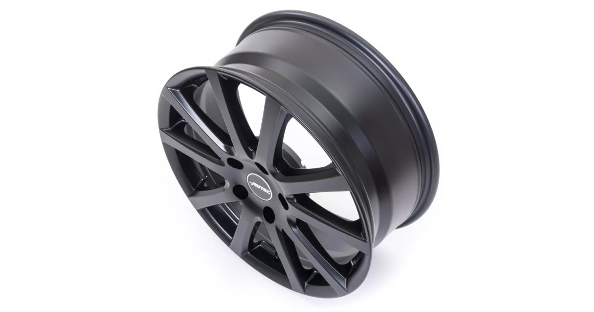 Jante Alu Autec  Skandic  Noir mat laqué 7x17 5x100 ET46 , Alésage 60.1