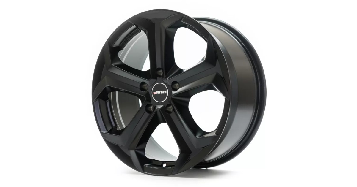 Jante Alu Autec Xenos  noir mat laqué 7x17 5x108 ET44 , Alésage 70.1