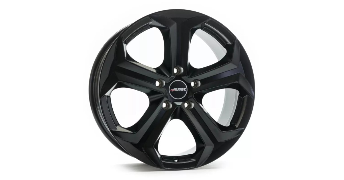 Jante Alu Autec Xenos  noir mat laqué 7x17 5x108 ET44 , Alésage 70.1