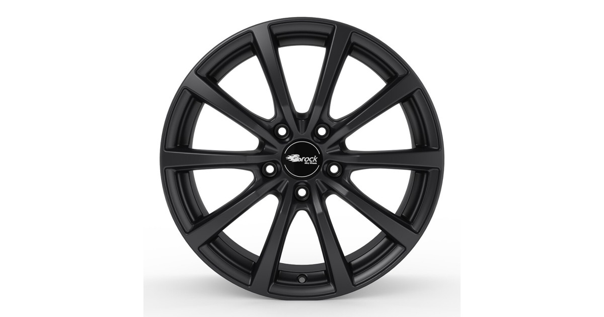 Jante Alu Brock B32 Black Clear Matt 9,5x19 5x114.3 ET45 , Alésage 64.1