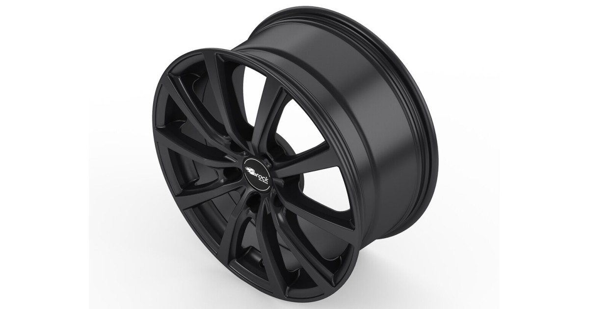 Jante Alu Brock B32 Black Clear Matt 9,5x19 5x114.3 ET45 , Alésage 64.1