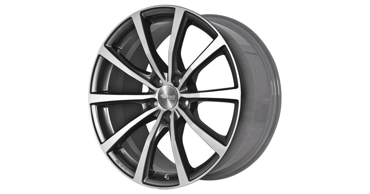 Jante Alu Brock B32 Himalaya Grey Full Polished 7,5x18 5x114.3 ET53 , Alésage 67.1