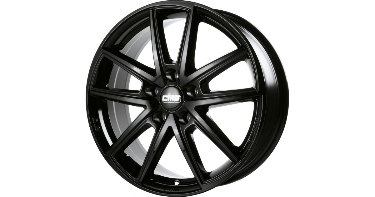 Jante ALU, CMS C30 Noir Brillant, 7.5X19 5/112 ET50, Alésage 57.1