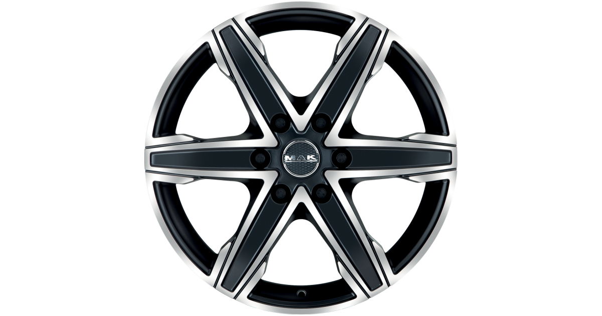 Jante Alu MAK KING 6 ICE BLACK 6,5x16 6x130 ET62, Alésage 84.1